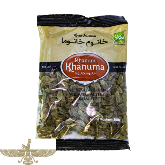 photoroom-20230319-193648 (1) کشمش سبز خانم خانما - 300 گرم