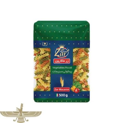 ماکارونی پیکولی سبزیجات زر ماکارون - 500 گرم ماکارونی پیکولی سبزیجات زر ماکارون - 500 گرم