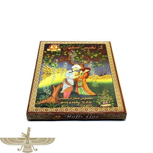 گز-28درصد-نفیس-3 گز پسته و بادام نفیس ( 28 درصد) - 300g